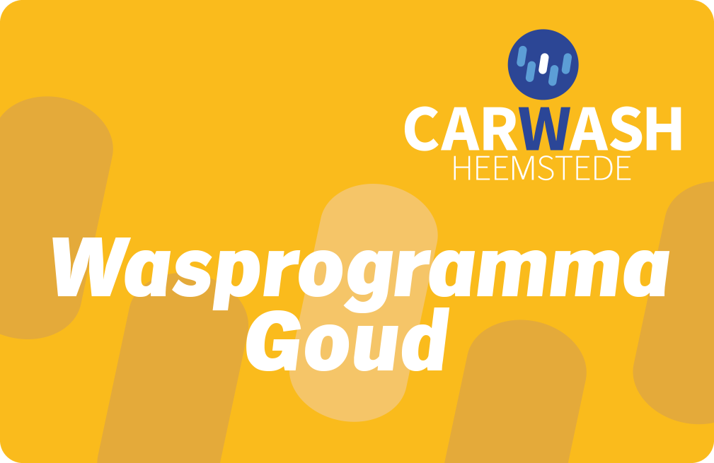 Waspas Goud van Carwash Heemstede