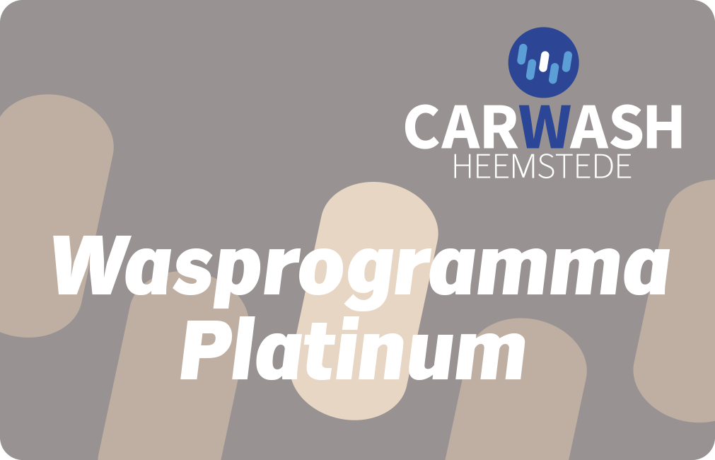 Waspas Platinum van Carwash Heemstede